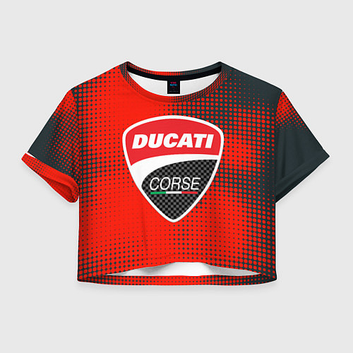 Женский топ Ducati Corse logo / 3D-принт – фото 1