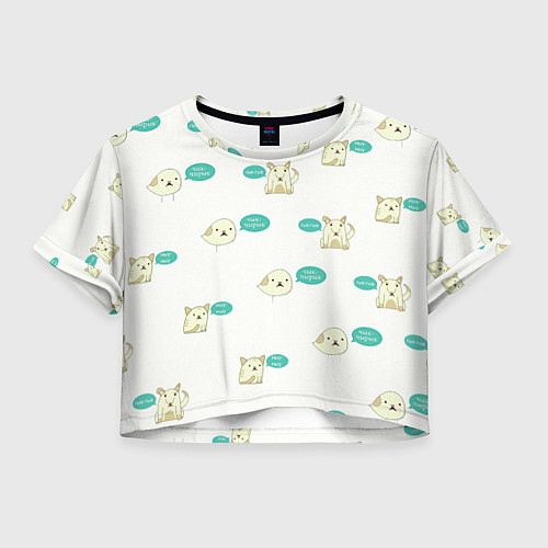 Женский топ Чык-чырык / 3D-принт – фото 1