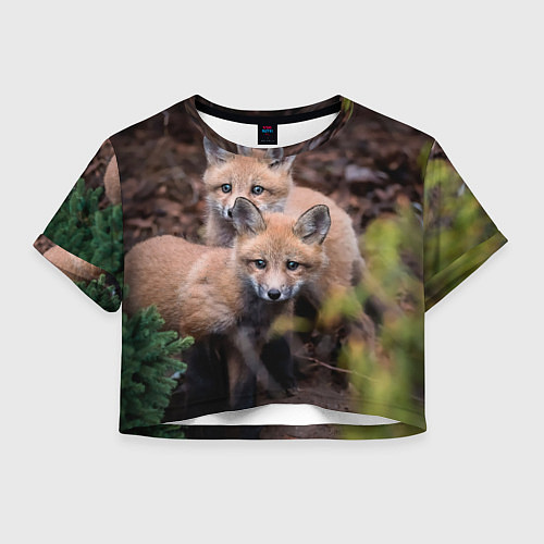 Женский топ Лисички фото / 3D-принт – фото 1