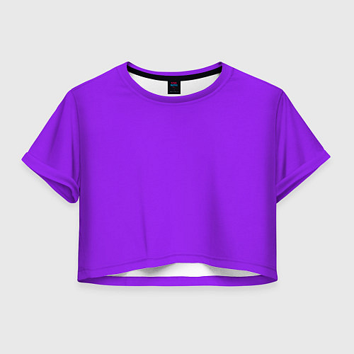 Женский топ Фиолетовый / 3D-принт – фото 1