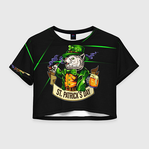 Женский топ Saint Patricks Day / 3D-принт – фото 1