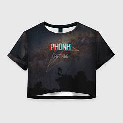 Женский топ PHONK Drift King фонк дрифт