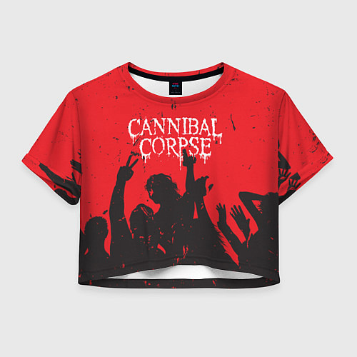 Женский топ Cannibal Corpse Труп Каннибала Z / 3D-принт – фото 1