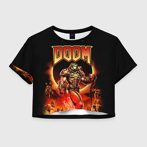 Женский топ DOOM Eternal / 3D-принт – фото 1