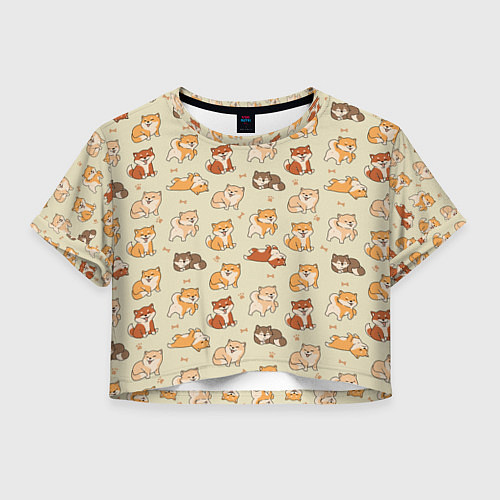 Женский топ Шиба-Ину / 3D-принт – фото 1