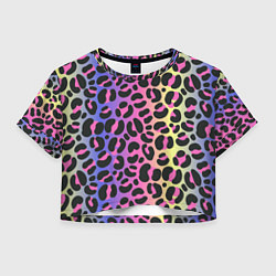 Женский топ Neon Leopard Pattern