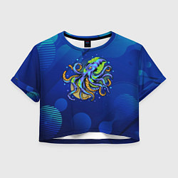 Женский топ Красочный Осьминог