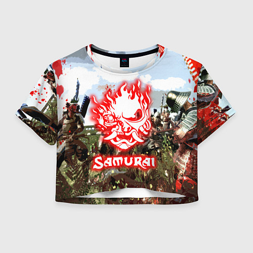 Женский топ SAMURAI CYBERPUNK / 3D-принт – фото 1