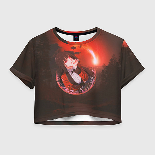 Женский топ Kakegurui Yumeko Jabami art / 3D-принт – фото 1