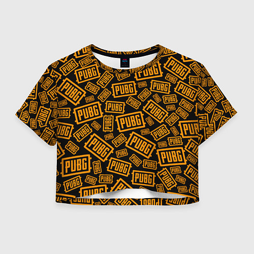 Женский топ PUBG ПАБГ УЗОР / 3D-принт – фото 1