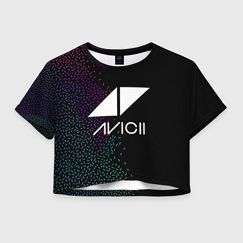 Женский топ AVICII RAIBOW STYLE / 3D-принт – фото 1