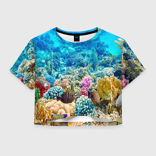 Женский топ Риф / 3D-принт – фото 1