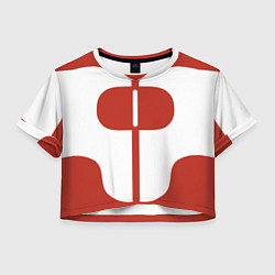 Футболка 3D укороченная женская Костюм Омни-Мэна, цвет: 3D-принт