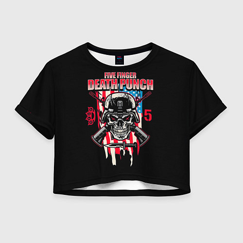 Женский топ 5FDP Five Finger Death Punch / 3D-принт – фото 1