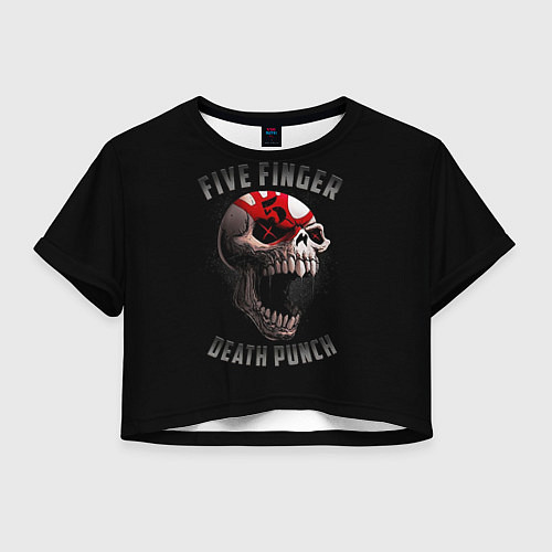Женский топ Five Finger Death Punch 5FDP / 3D-принт – фото 1