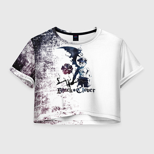 Женский топ Чёрный демонический Аста Либе / 3D-принт – фото 1