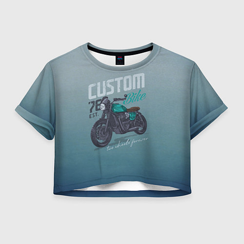 Женский топ Custom Bike / 3D-принт – фото 1