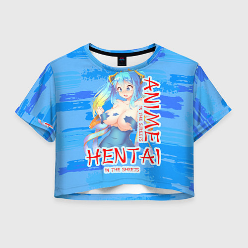 Женский топ Anime vs Hentai / 3D-принт – фото 1