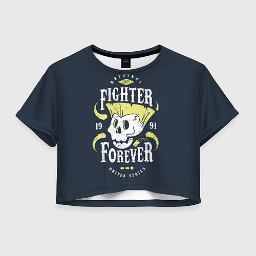 Женский топ Fighter forever / 3D-принт – фото 1