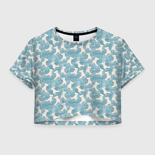 Женский топ Figure skating / 3D-принт – фото 1