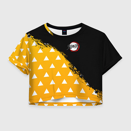 Женский топ КОСТЮМ ЗЕНИЦУ ZENITSU KNY / 3D-принт – фото 1