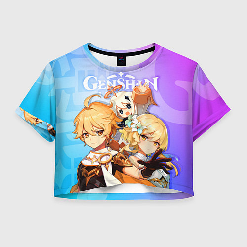 Женский топ Genshin Impact / 3D-принт – фото 1
