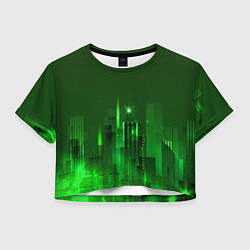 Женский топ Зеленый город