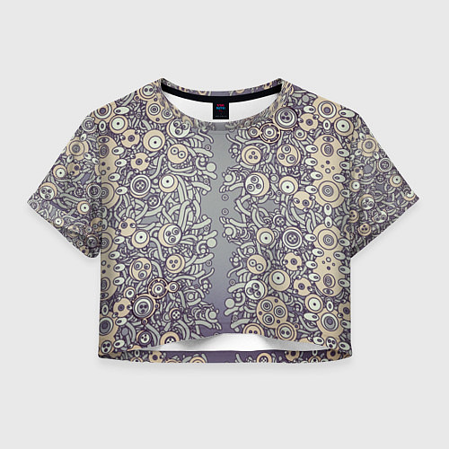 Женский топ Психоделика киберпанк / 3D-принт – фото 1