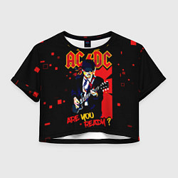 Женский топ ARE YOU REDY? ACDC