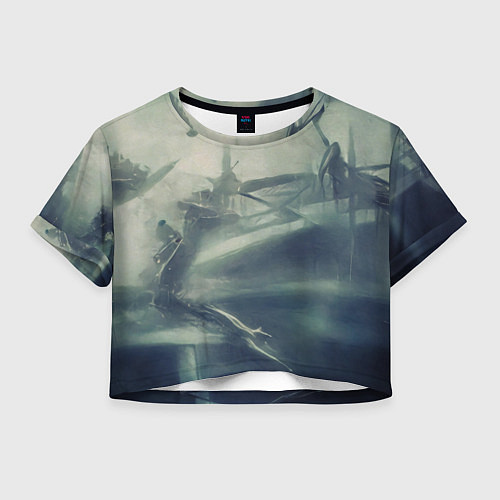 Женский топ Туманное будущее / 3D-принт – фото 1