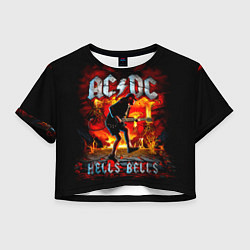 Женский топ ACDC HELLS BELLS