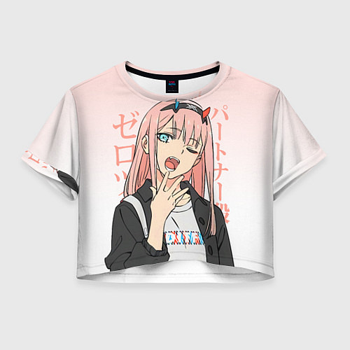 Женский топ Zero Two Darling in the Franxx / 3D-принт – фото 1