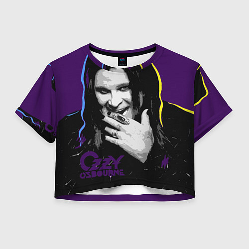 Женский топ Ozzy Osbourne, Оззи Осборн / 3D-принт – фото 1