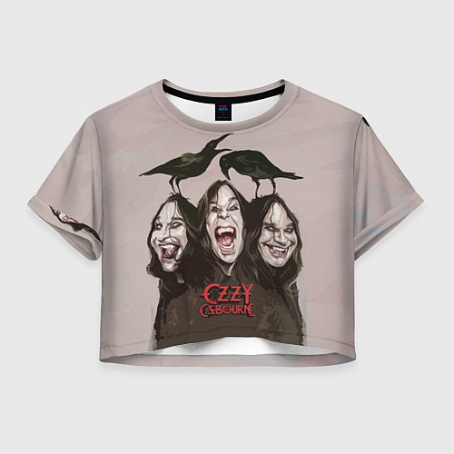 Женский топ Ozzy Osbourne / 3D-принт – фото 1