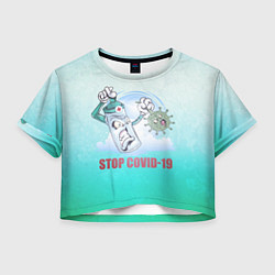 Женский топ Stop covid