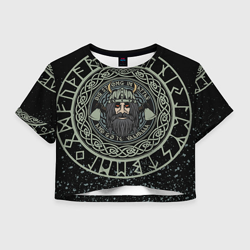 Женский топ РУСИЧ РУНЫ RUNES Z / 3D-принт – фото 1