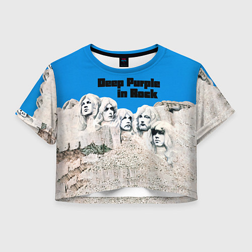 Женский топ Deep Purple in Rock / 3D-принт – фото 1