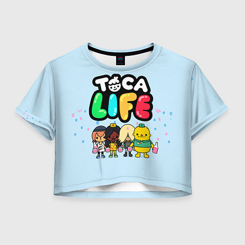 Женский топ Toca Life: Logo / 3D-принт – фото 1