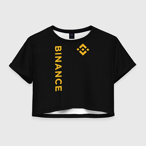 Женский топ БИНАНС ЛОГО КАРБОН BINANCE LOGO / 3D-принт – фото 1