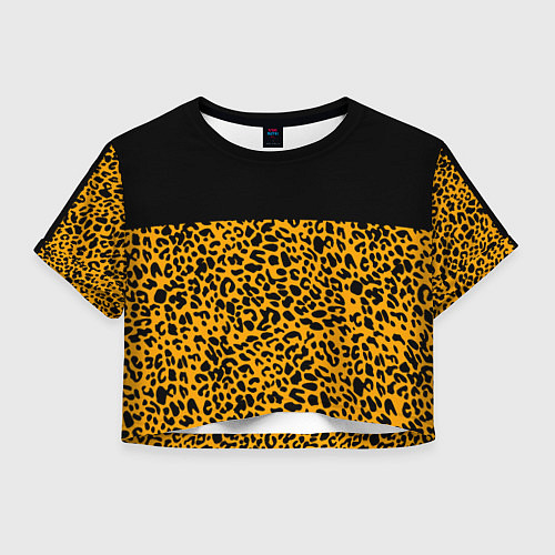 Женский топ СТИЛЬ ЛЕОПАРДА / 3D-принт – фото 1