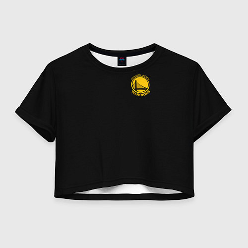 Женский топ GOLDEN STATE WARRIORS BLACK STYLE / 3D-принт – фото 1