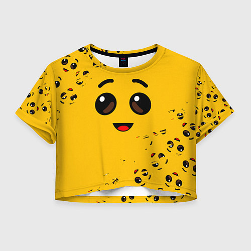 Женский топ FORTNITE BANANA FACE ФОРТНАЙТ БАНАН / 3D-принт – фото 1