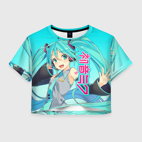 Женский топ Hatsune Miku Мику Хацунэ / 3D-принт – фото 1