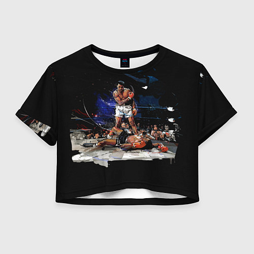 Женский топ Великий Мухаммед Али в цвете / 3D-принт – фото 1