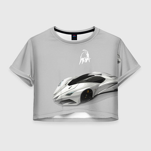 Женский топ Lamborghini Concept sketch / 3D-принт – фото 1