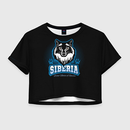 Женский топ SIBERIA Сибирь / 3D-принт – фото 1