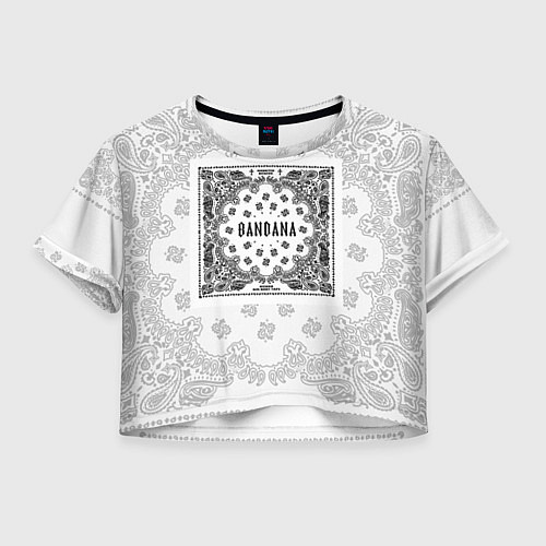 Женский топ Big Baby Tape x Kizaru BANDANA Бандана Кизару Тейп / 3D-принт – фото 1