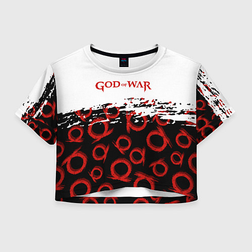 Женский топ God of War Logo Pattern / 3D-принт – фото 1