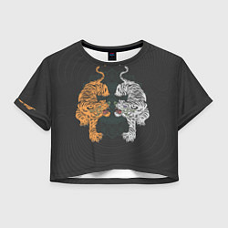 Женский топ Два тигра