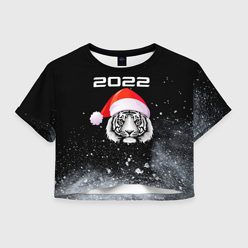 Женский топ Новогодний тигр 2022 / 3D-принт – фото 1